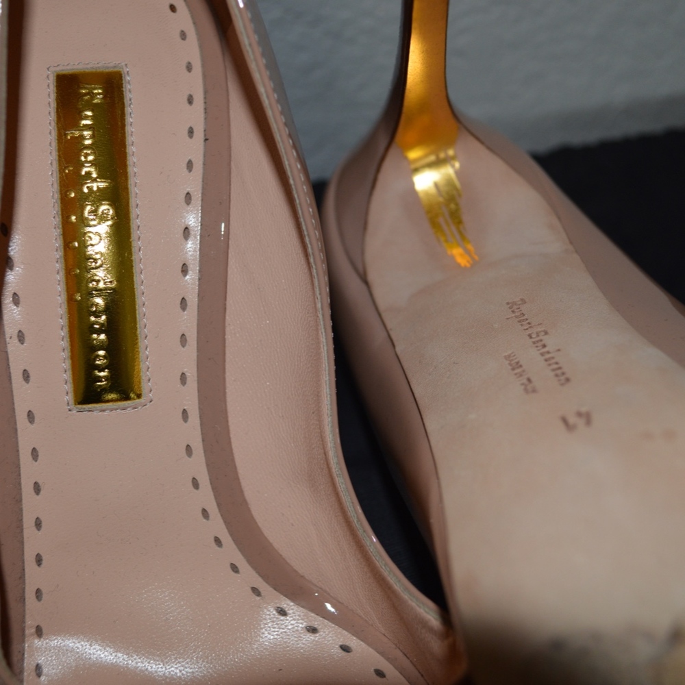 Rupert Sanderson Mallory Nude Pumps Gem